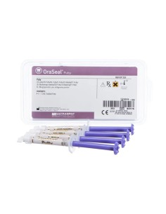 OraSeal Putty Masilla, Dique de Goma, Reposición 4 jeringas 1,2ml Ultradent