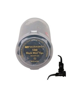 Black Mini Tips Punta de Aplicación Reposición 100 unidades Ultradent