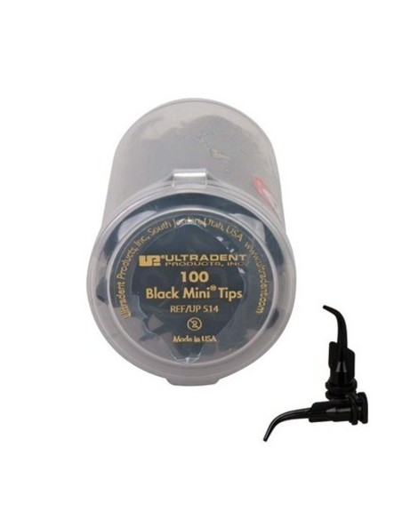 Black Mini Tips Punta de Aplicación Reposición 100 unidades Ultradent