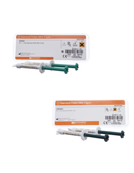Pasta Pulidora Diamantada Menta 2 Jeringas  1,2ml Ultradent