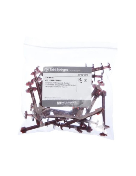 Jeringa Skini 0,5ml Luer Lock Bolsa 20 unidades Ultradent