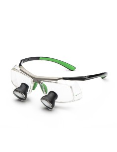 Lupa Binocular Galileana TTL Pro 2,5X 400 Techne RX Negro-Verde 54 - 22 Univet