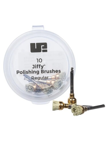Cepillo Pulidor Composite Regular Jiffy Original Reposición 10 piezas Ultradent