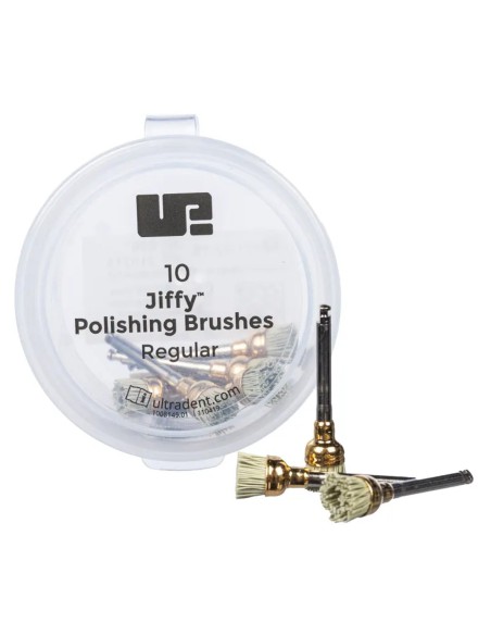 Cepillo Pulidor Composite Regular Jiffy Original Reposición 10 piezas Ultradent