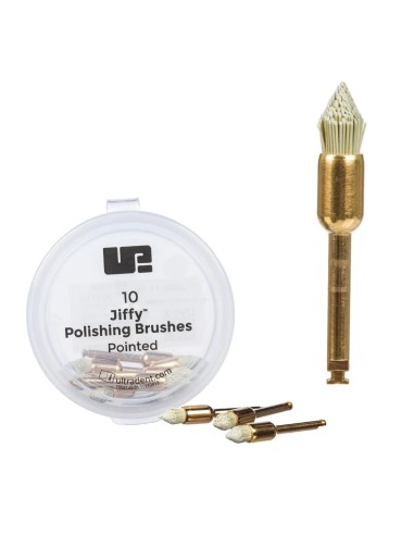 Cepillo Pulidor Punta Composite Jiffy Original Reposición 10 piezas Ultradent