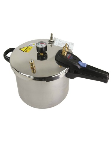 Olla Polimerizadora Neumática, Doble Válvula de Seguridad, 8 litros Mestra