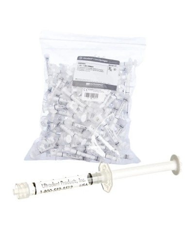 Jeringa Vacía 1,2ml para Jeringa 30ml IndiSpense Bolsa 100 unidades Ultradent