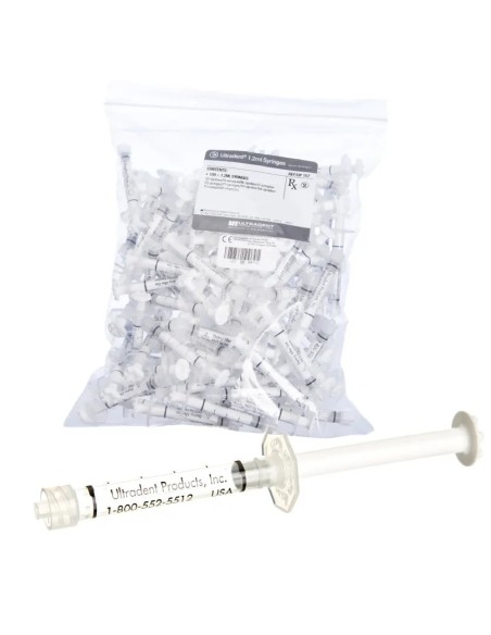 Jeringa Vacía 1,2ml para Jeringa 30ml IndiSpense Bolsa 100 unidades Ultradent