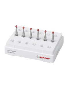 Fresas Diamante, Polímero Prep Twins RA Bola 020 204 504 15µm extrafino Amarillo Intensiv 2