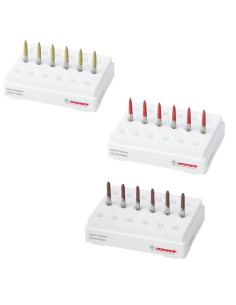 Fresas Diamante, Polímero Prep Twins RA Llama 020 L8 Acabado 6u Intensiv