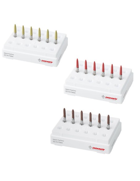 Fresas Diamante, Polímero Prep Twins RA Llama 020 L8 Acabado 6u Intensiv
