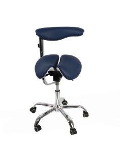 Taburete Clínica Dental Avenger con Respaldo Bader