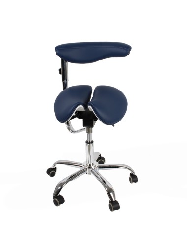 Taburete Clínica Dental Avenger con Respaldo Bader