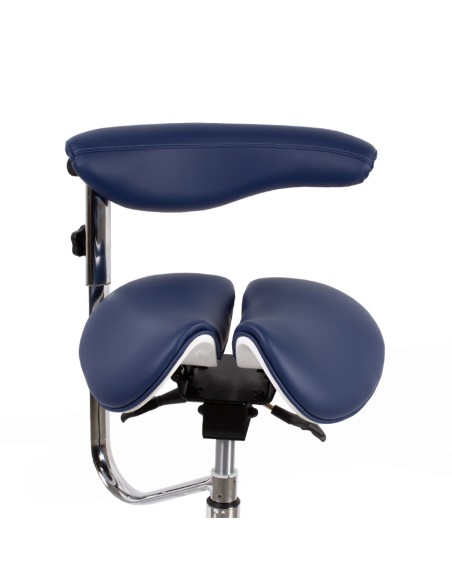 Taburete Clínica Dental Avenger con Respaldo Bader