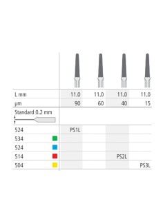 Lima Oscilante Proxoshape Diamantada CA PSL Ampliada L11 mm Intensiv 1 unidad