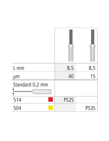 Lima Oscilante Proxoshape Diamantada Estrecha PSG L8,5 mm Intensiv 1 unidad
