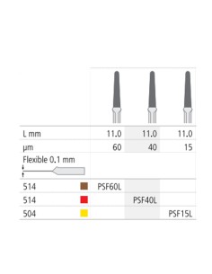 Lima Oscilante Proxoshape Flexible Diamantada CA PSFL Ampliada L 11mm Intensiv 1 unidad