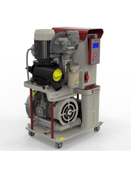 Aspiración Progresiva Cattani Turbo Smart TS para 3 equipos dentales con HEPA, WIFI y Separador de Amalgama