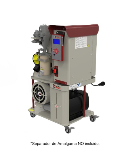 Aspiración Progresiva Cattani Turbo Smart TS para 3 equipos dentales con HEPA y WIFI, SIN Separador