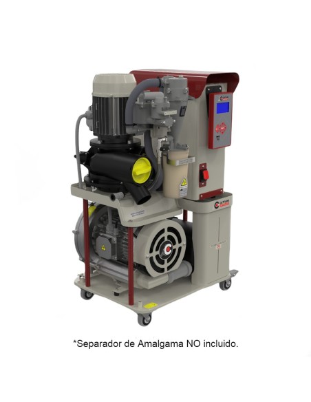 Aspiración Progresiva Cattani Turbo Smart TS para 3 equipos dentales con HEPA y WIFI, SIN Separador