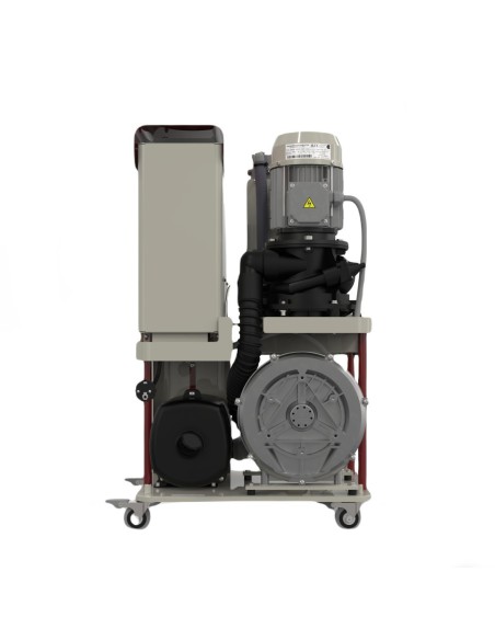 Aspiración Progresiva Cattani Turbo Smart TS para 3 equipos dentales con HEPA y WIFI, SIN Separador