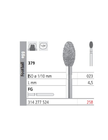 Fresas Diamante FG 258 Balón de Fútbol 379-023 Medio L4,5 Caja 6u Intensiv