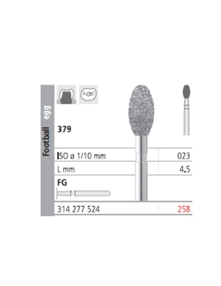 Fresas Diamante FG 258 Balón de Fútbol 379-023 Medio L4,5 Caja 6u Intensiv