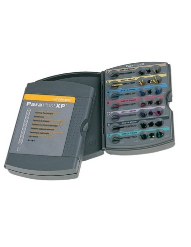 Parapost XP Kit Intro Sistema de Colado Temporal 75 Pernos 7 Brocas Coltene