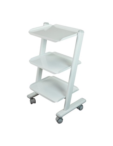 C3RK Carrito Móvil Electrificado con 3 Estantes