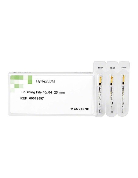 HyFlex EDM Niti Finisher Limas de Acabado 25mm Reposición 3uds Coltène