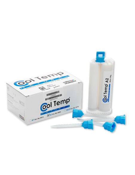 Cool Temp Natural Resina Provisional Puentes y Coronas Reposición Cartucho 85gr Coltène