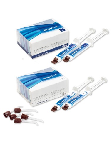 TempoSIL 2 Cemento Provisional Intro Kit Dentina o Blanco, 2 jeringas 5ml Coltène