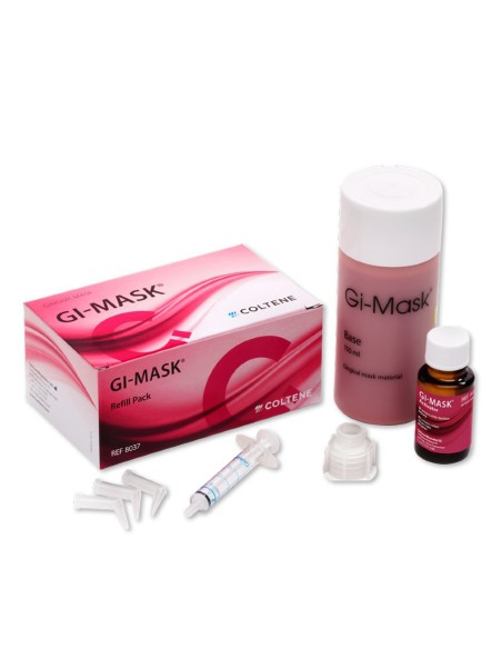 GI-Mask Silicona C, Laboratorio, Pack Reposición Botes 150ml + 18ml Coltène