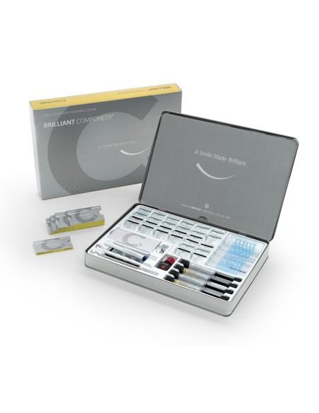 Brilliant Componeer Carillas Composite Intro Kit 28 uds y Jeringas Coltène