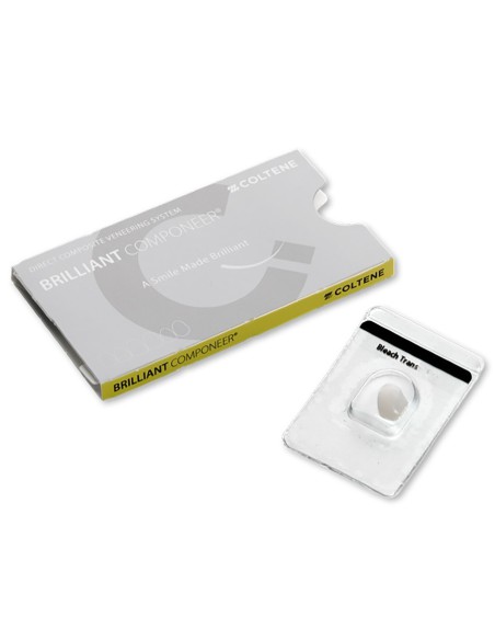 Brilliant Componeer Carilla Reposición Maxilar Superior Tamaño XL Bleach Translucent 1 pieza Coltène