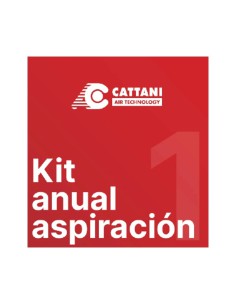 Kit Mantenimiento Anual Aspiración Cattani Micro Smart SIN Separador