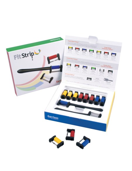 Fitstrip Kit Acabado Subgingival 9 tiras y 2 mangos Garrison