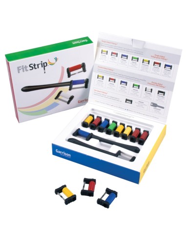 Fitstrip Kit Acabado Subgingival + Kit Pulido, 10 Tiras y 2 Mangos, Garrison