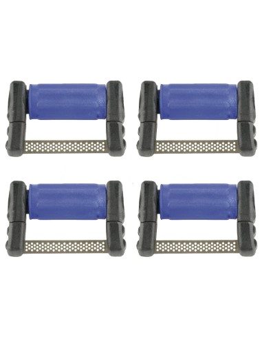 Fitstrip Tiras Abrasivas Diamantadas Doble Cara Grano Fino, 4 uds, Rojo Garrison