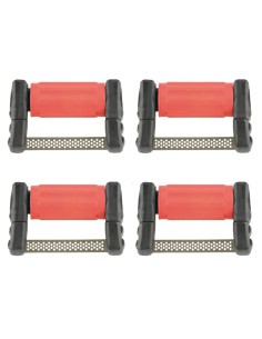 Fitstrip Tiras Abrasivas Diamantadas Doble Cara Grano Fino, 4 uds, Rojo Garrison