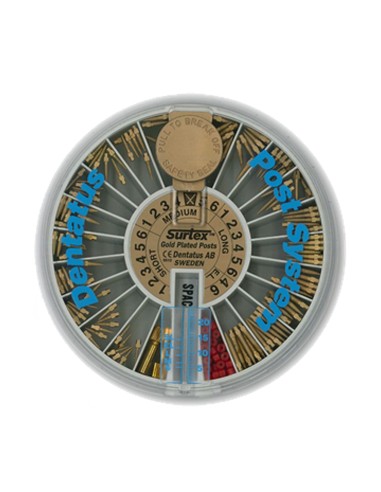 RST Classic Surtex Gold-Plated Kit Pernos Dorados 60 uds Dentatus