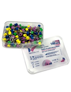 Cepillos Profilaxis Nylon Colores 100 uds. Medicaline