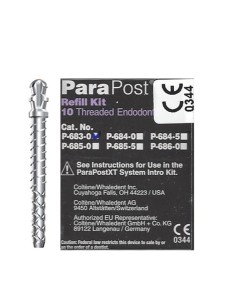 ParaPost XP Pernos Roscados Titanio Temporales Reposición 10 uds Coltène 2