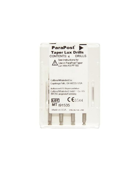 ParaPost Taper Lux  Fresas Cónicas Kit Intro 4 unidades Coltène