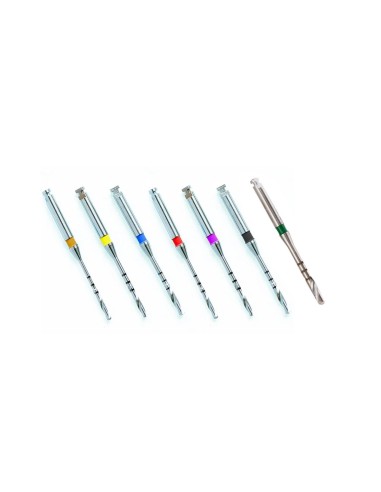 ParaPost Fresas de Paralelización, Doble Lámina, Reposición 3 uds Coltène