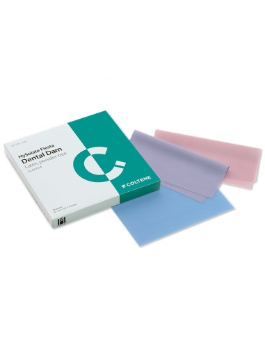 Dique de Goma HySolate Fiesta Grosor Medio 152x152mm 36u Hygenic