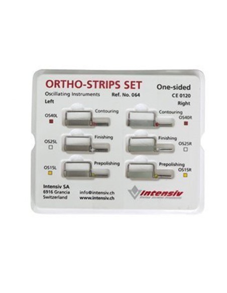 Ortho-Strips Tiras Oscilantes Diamantadas Una Cara Set 064 Caja 6 unidades Intensiv