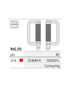 Ortho-Strips One Side Tiras Oscilantes Diamantadas Una Cara OS040M Reposición 3 uds Intensiv