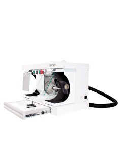 Box de Pulido con Aspiración Regulable, Luz LED, 300W de Bader