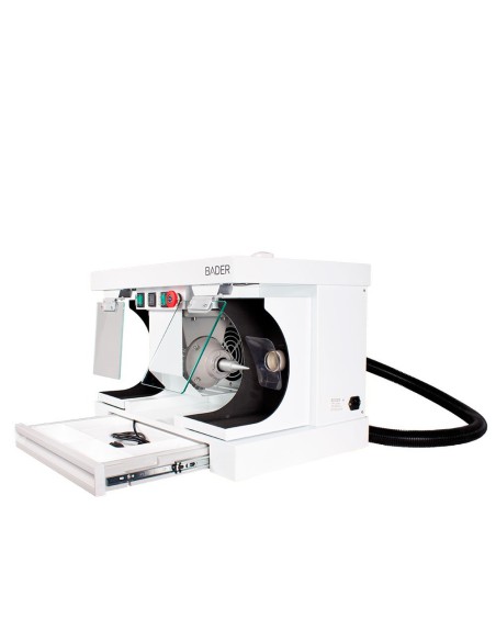 Box de Pulido con Aspiración Regulable, Luz LED, 300W de Bader